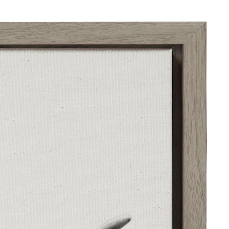 Kate and Laurel Sylvie Cow Framed Canvas by The Creative Bunch Studio