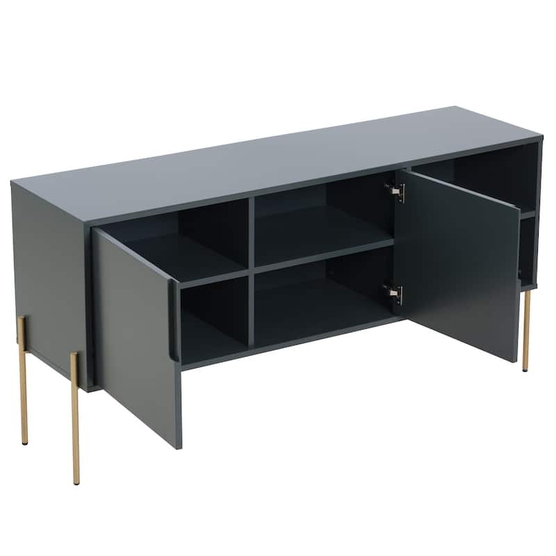 mid century Sideboard Buffet Table or TV Stand with storage