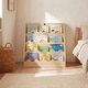 preview thumbnail 5 of 18, Costway Kids’ Bookshelf & Toy Storage Organizer with Rolling Drawer