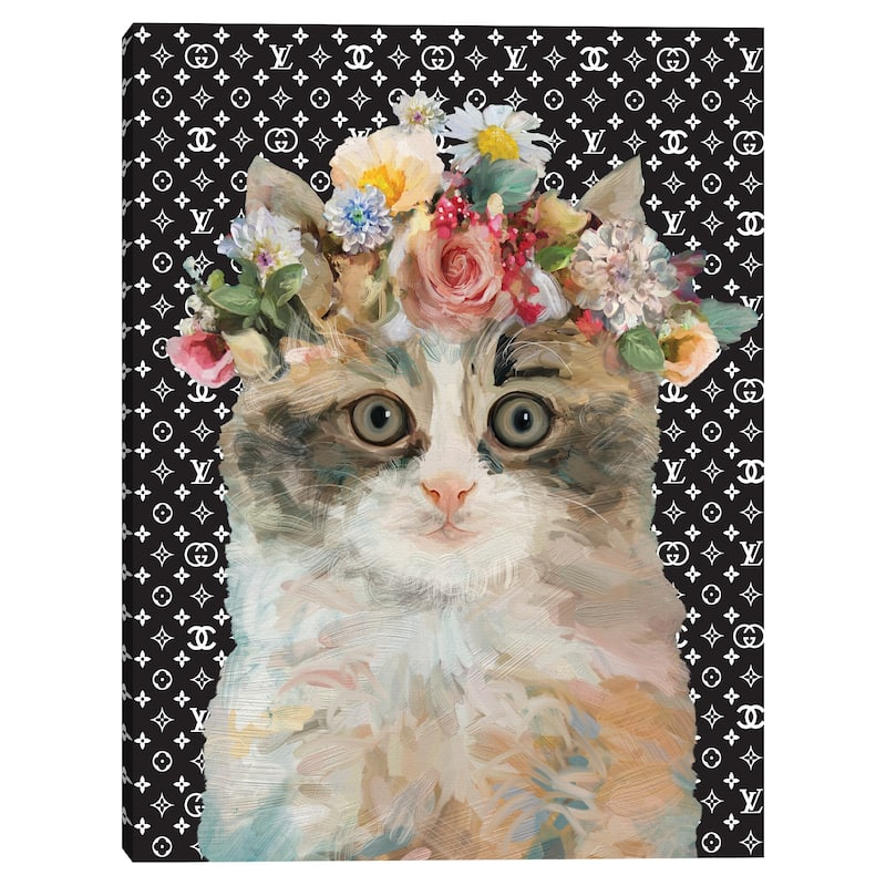 Kitty Luxe I Canvas Art Print