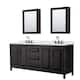 Option Dark Espresso, Black Trim, Giotto Quartz Top