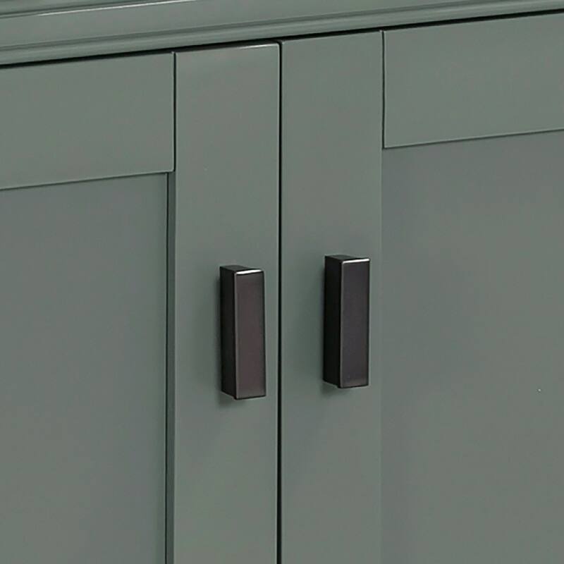 Madison 72 in. Double Sink Bathroom Vanity with Engineered Stone Top - 73" x 22"D x 35"H