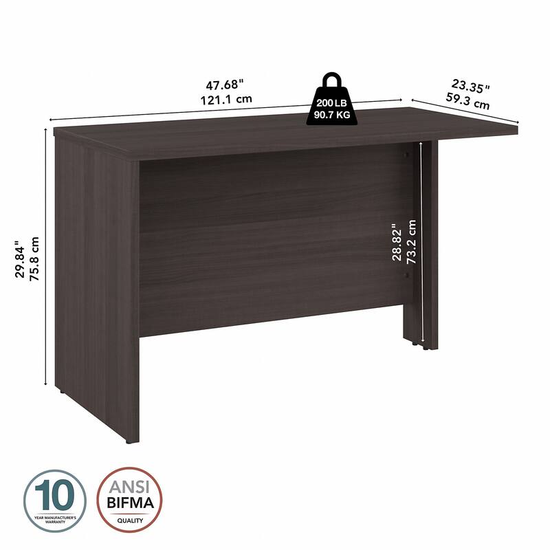 Studio C 48W Desk Return by Bush Business Furniture