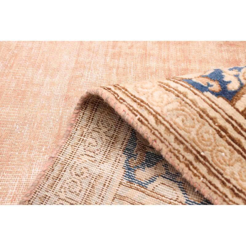 ECARPETGALLERY Hand-knotted Antalya Vintage Light Copper Wool Rug - 8'10 x 12'4