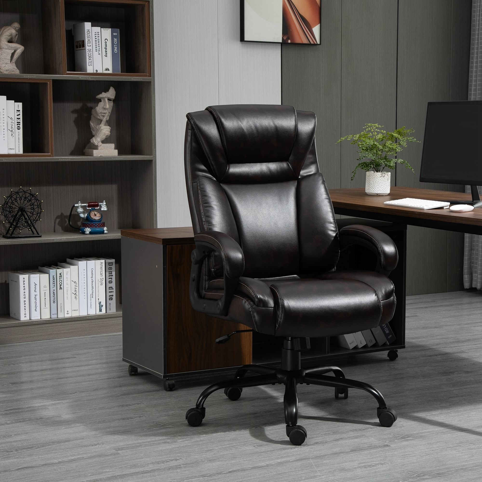 Vinsetto Executive Office Chair 400lbs Computer Desk with High Back