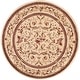 preview thumbnail 12 of 19, SAFAVIEH Lyndhurst Fanna Traditional Oriental Rug 6' Round - Ivory - Round