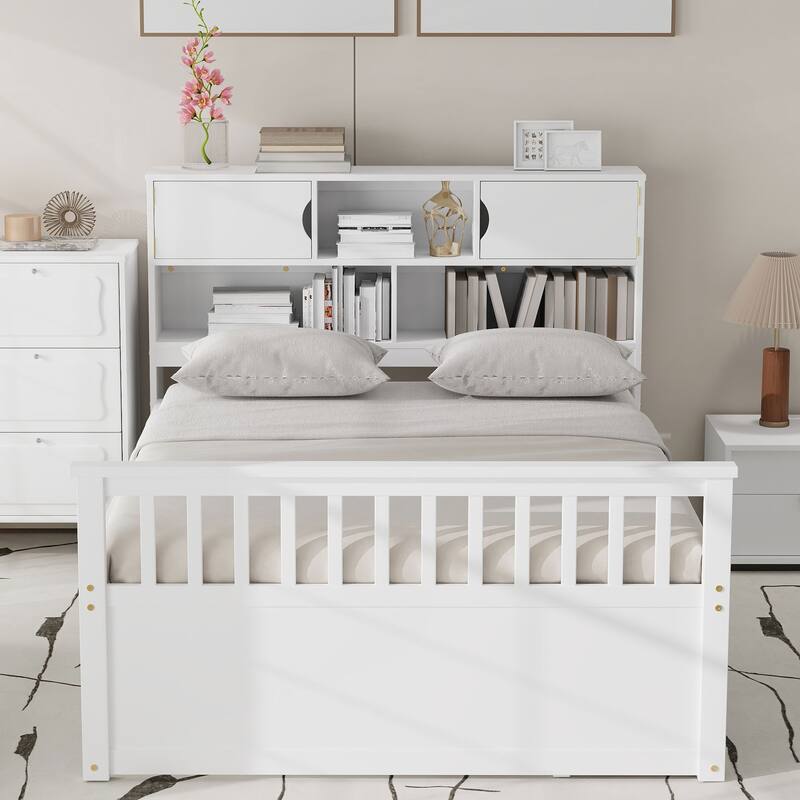 Versatile Platform Bed Frame with Abundant Storage and Stylish Design