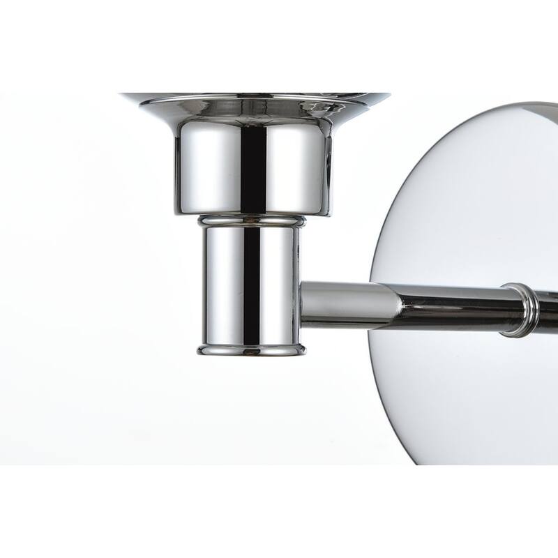 Corda 1 Light Black and Frosted White Bath Sconce
