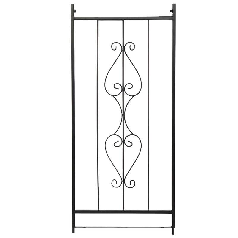 90"Bridge Roof Wrought Iron Arches Plant Climbing Frame