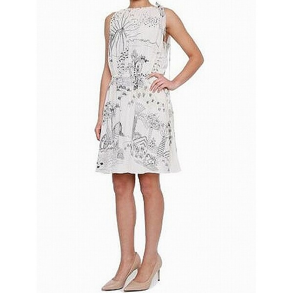 printed sheath dress