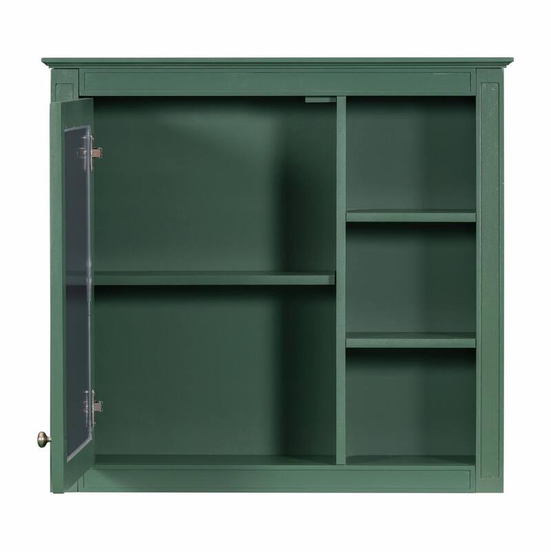 30'' x 28'' Modern Wall Mounted Bathroom Storage Cabinet with Mirror