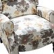 preview thumbnail 12 of 100, Olympus Upholstered Classic Manual Wingback Recliner with Spindle Legs by HULALA HOME