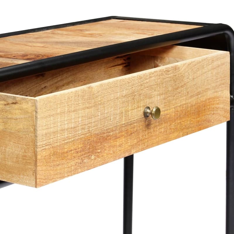 vidaXL Console Table 46.5"x11.8"x29.5" Solid Mango Wood - 46.5" x 11.8" x 29.5"
