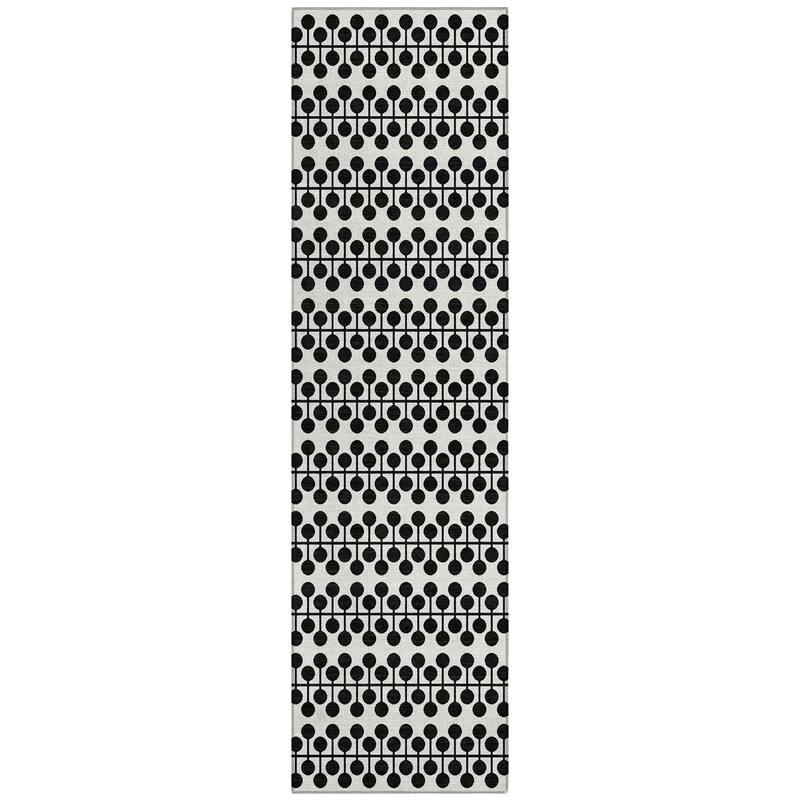 Machine Washable Indoor/ Outdoor Modern Ailey Chantille Rug