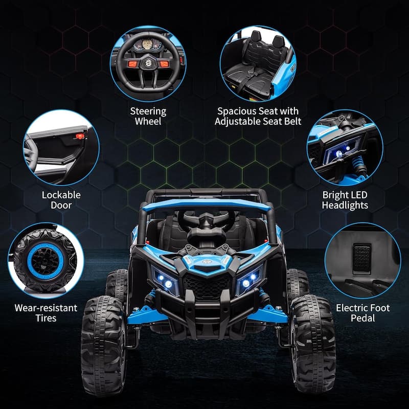 24V 2 Seater Ride on UTV Car for Big Kids