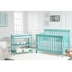 preview thumbnail 2 of 6, Riley 4-in-1 Convertible Crib Turquoise