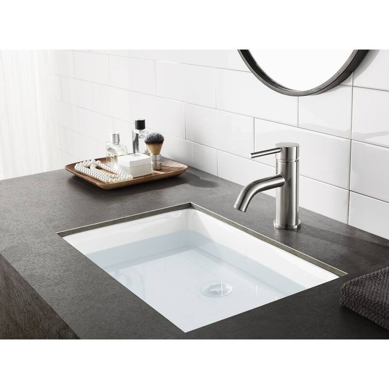 Kingston Brass Concord Single-Handle Bathroom Faucet with Push Pop-Up