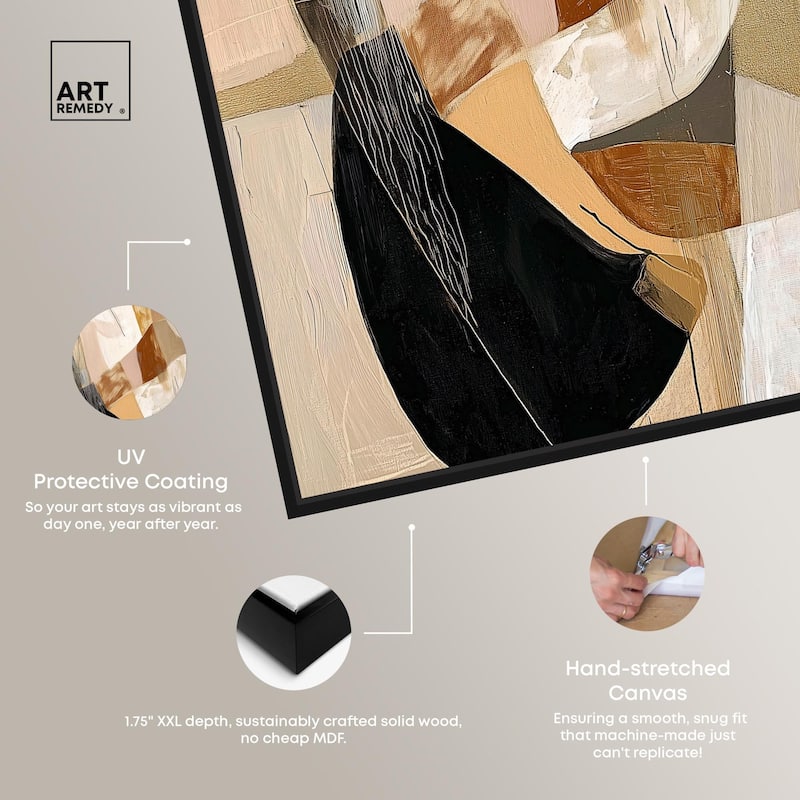 Tactile Depth II Canvas by Art Remedy