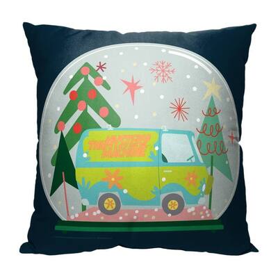 Warner Brothers Scooby Doo Mystery Machine Globe 18 Inch Throw Pillow