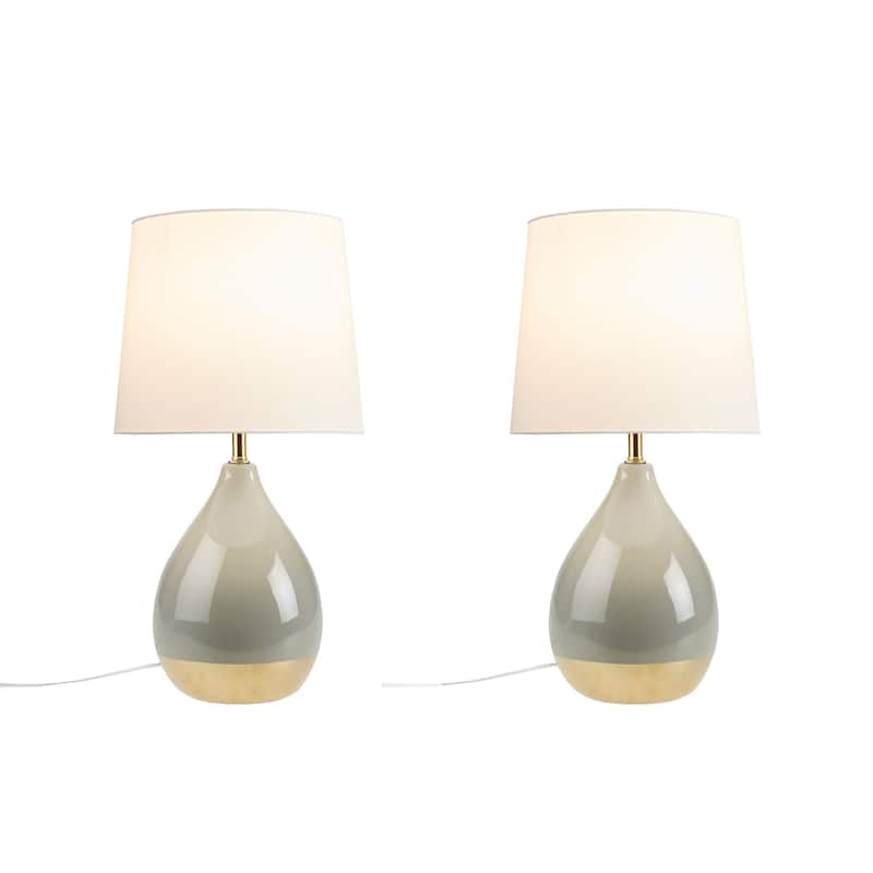 510 Design Liora 2-Tone Ceramic Table Lamp Set of 2