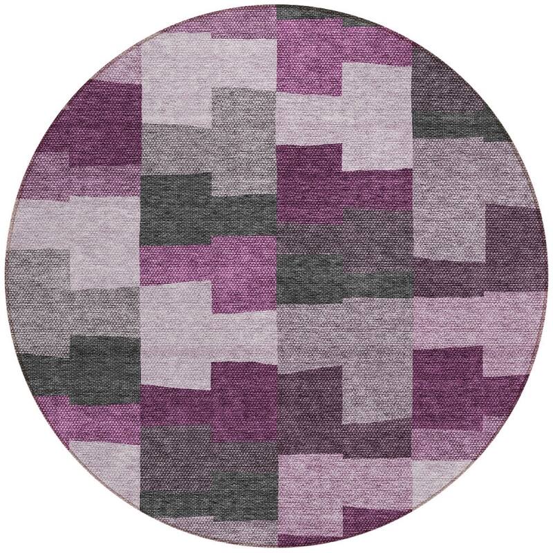 HomeRoots Geometric Transitional Rectangle Outdoor Rug