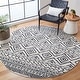 preview thumbnail 26 of 84, SAFAVIEH Tulum Shima Moroccan Boho Distressed Rug 3' Round - Ivory/Black