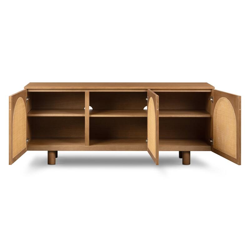 Archi 70" American Oak Sideboard in Timber Brown