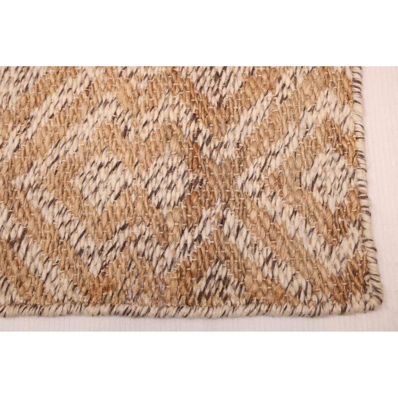 ECARPETGALLERY Flat-Weave Palas Denizli Tan Kilim - 5'3 x 7'4