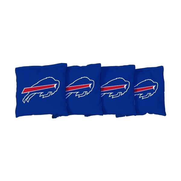 slide 2 of 3, Buffalo Bills NFL Football Blue Cornhole Bags All-Weather Resin Filled