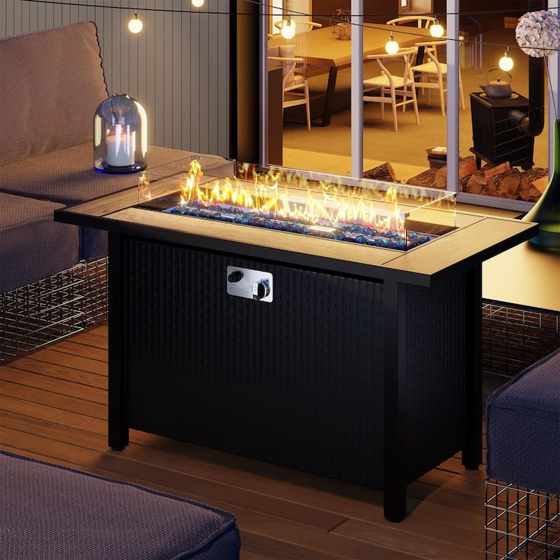 Futzca Fire Pit Propane - N/A - Grey