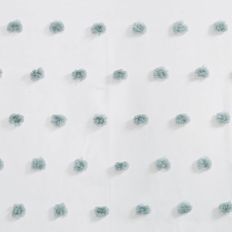 Intelligent Design Sophie Pom Pom Embellished Single Window Panel