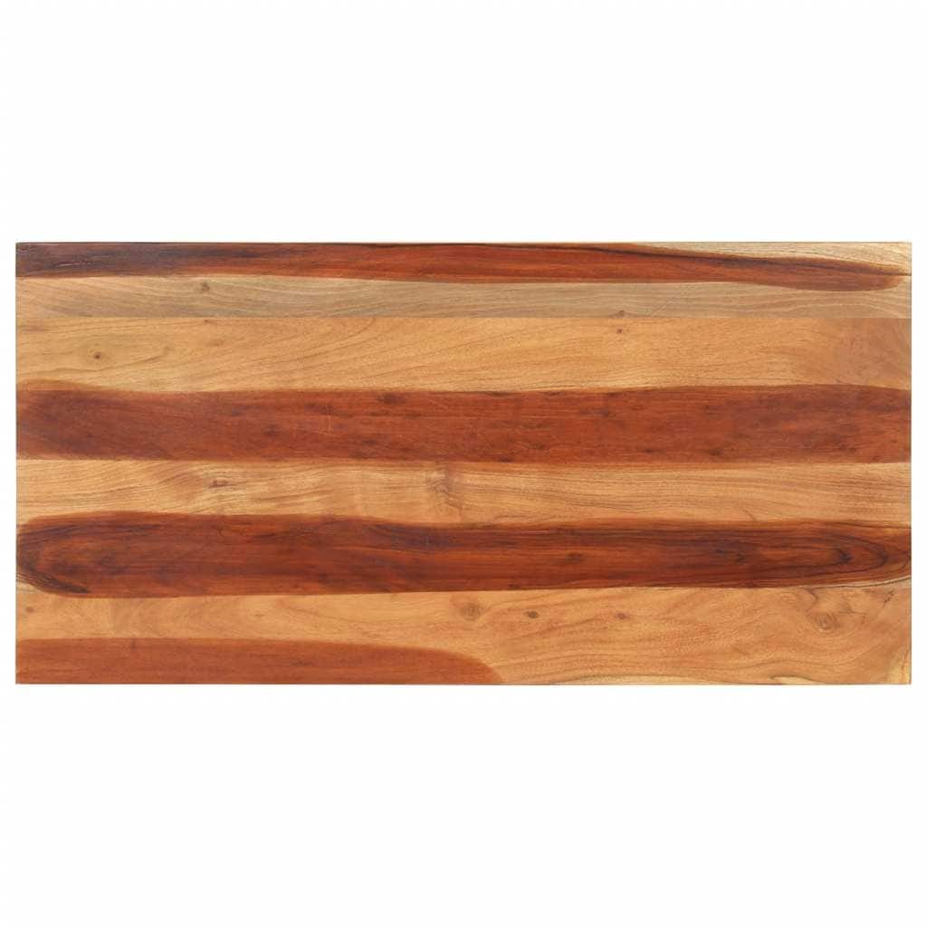 vidaXL Table Top Natural wood tones Solid Acacia wood 23.6 x 47.2 in - 47.2 x 23.6 x 0.6 in
