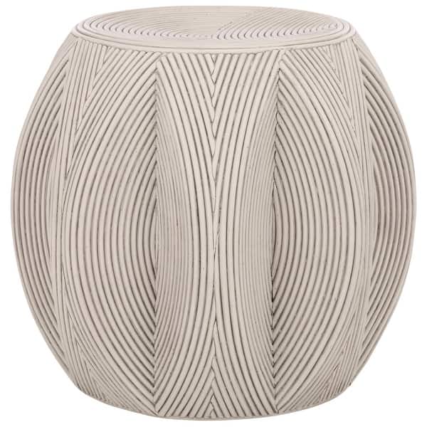 slide 2 of 7, SAFAVIEH Home Oleg Accent Table - 20"W x 20"D x 18"H White Washed