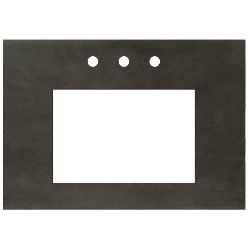 Native Trails VT30-R1812-NS-3 NativeStone 30" Concrete Vanity Top with