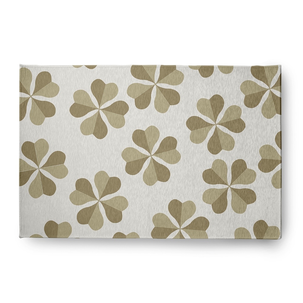 Lucky Patch St. Patrick's Day Chenille Indoor/Outdoor Rug