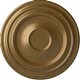 preview thumbnail 12 of 122, 24 3/8"OD x 1 1/2"P Traditional Ceiling Medallion Pale Gold