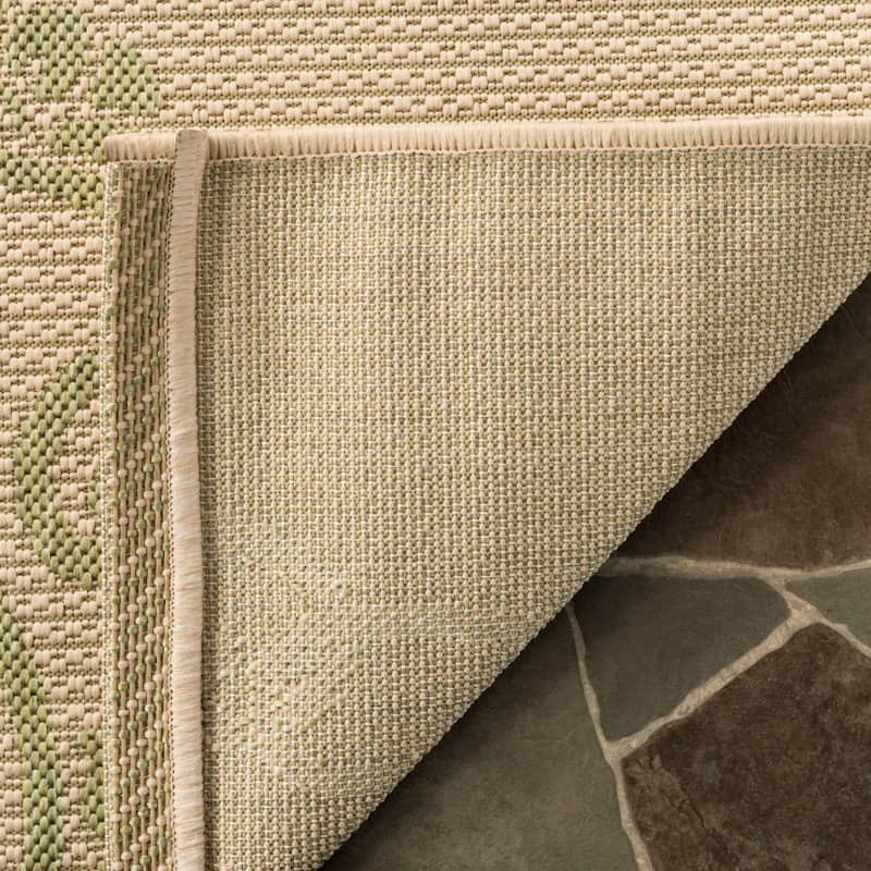 Martha Stewart by SAFAVIEH Topiary Signet Indoor/ Outdoor Waterproof Rug