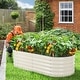 preview thumbnail 8 of 22, Aoodor 4 in 1 Modular Aluzinc Metal Raised Garden Bed - Outdoor Garden Planter Box for Vegetable, Flower, Herb