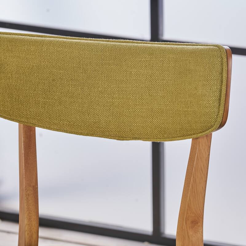 Christopher Knight Home Abrielle Mid-Century Modern Fabric Dining Chair