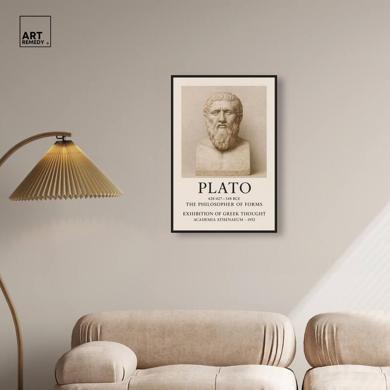 Philosopher of Forms Canvas by Art Remedy