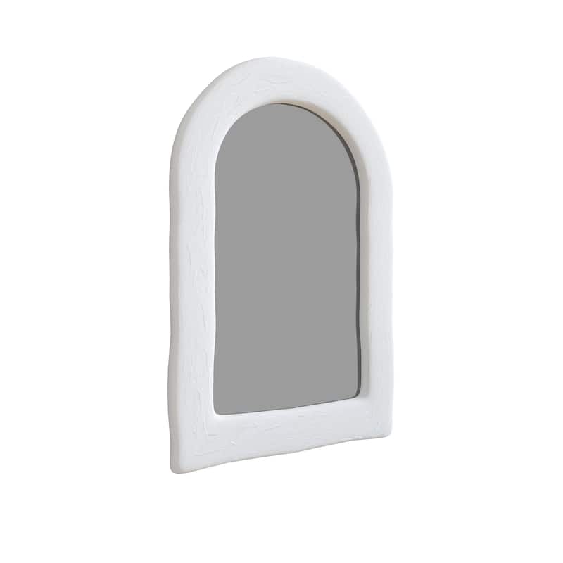 Thea 24 in. x 35 in. Mediterranean Arched Mirror