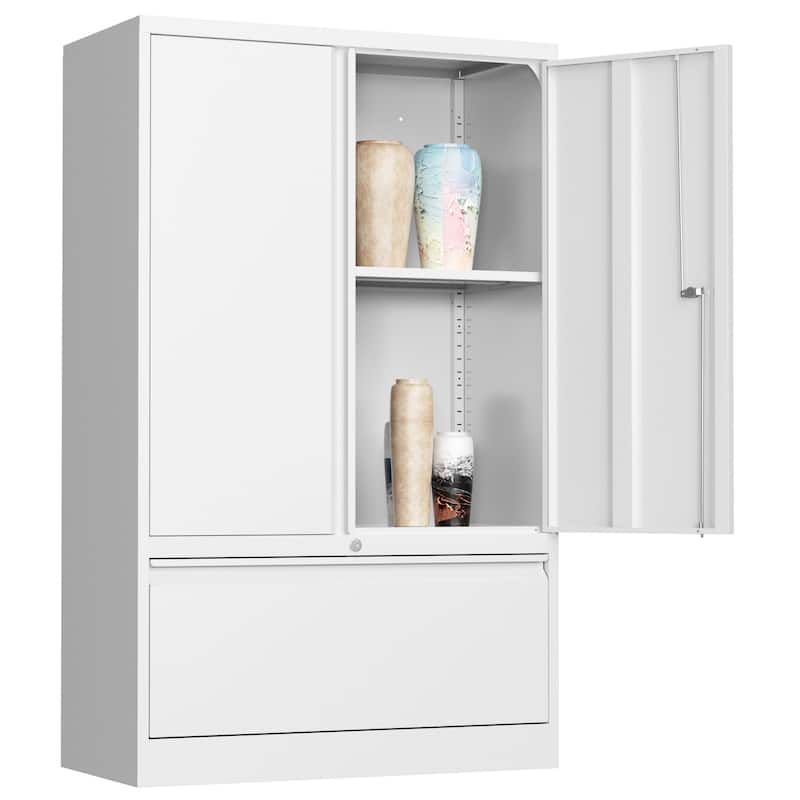Modern File Cabinets for Home Office with Drawers - N/A