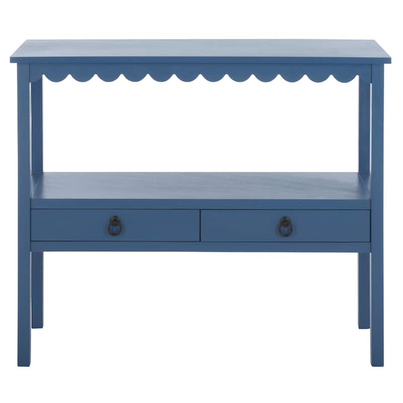 SAFAVIEH Haven Lower 2-Drawer Console Table - 35"W x 13"D x 30"H