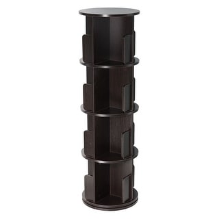 Uncle 4-Tier Rotating Bookshelf 360 Display Floor Standing Bookcase ...