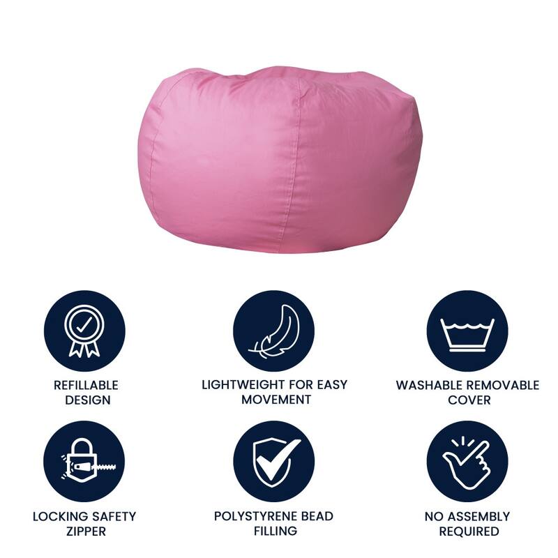 Oversized Refillable Bean Bag Chair for Kids and Adults