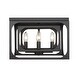 preview thumbnail 4 of 6, Easton 4 Light Flush Mount - Matte Black