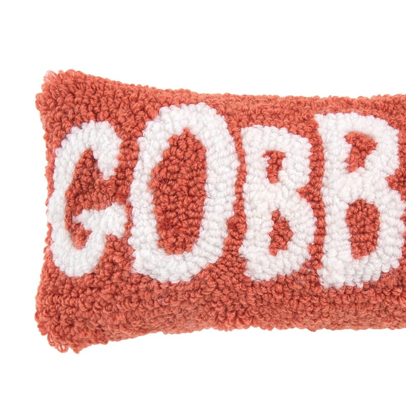 Gobble Hooked Pillow
