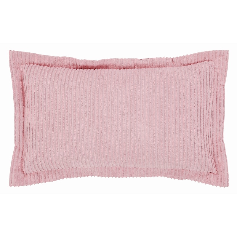 Better Trends Jullian Solid Stripes Design Bedspread 100% Cotton Tufted Chenille