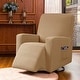 preview thumbnail 38 of 91, Subrtex Stretch Recliner Silpcover Jacquard Lazy Boy Chair Covers Khaki