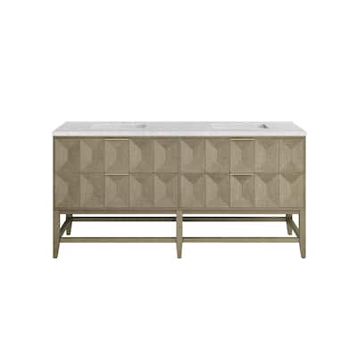 James Martin Vanities D100-V72-3EJP Emmeline 72" Free Standing Double